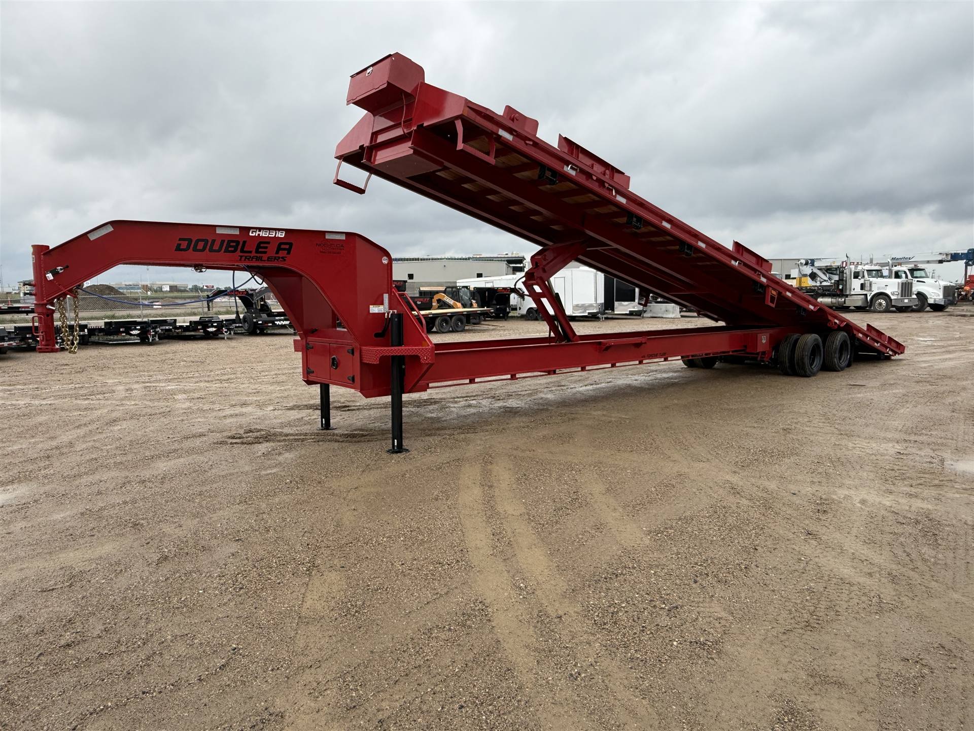 H&H Double A tilt equipment trailer at NCCHD in Saskatoon