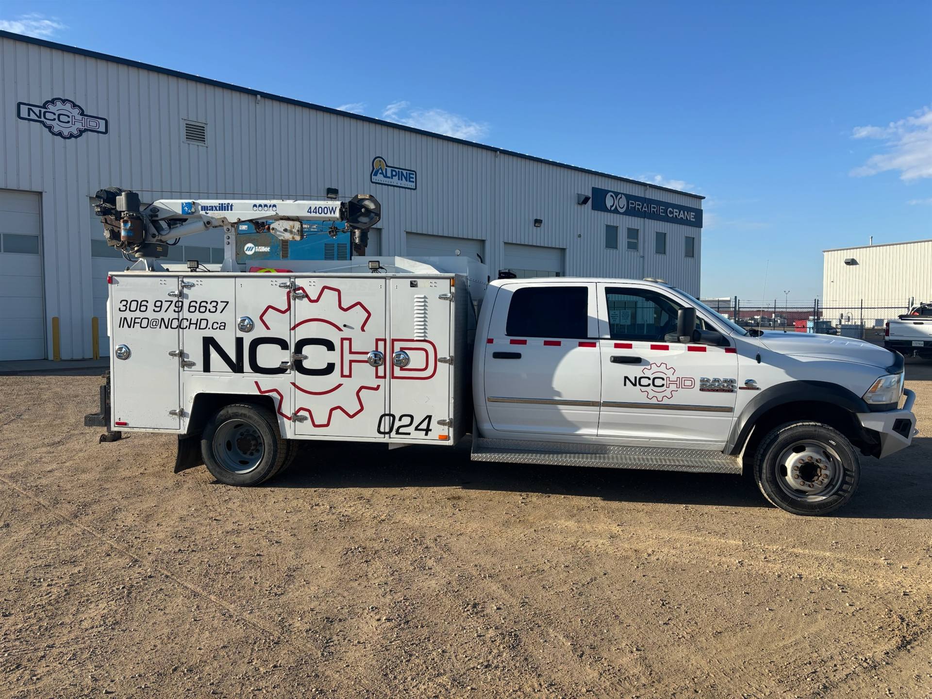 NCCHD heavy duty service truck